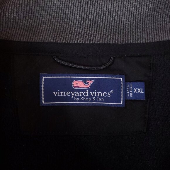 Vineyard Vines Mens Size XXL Mountain Sweater Fleece Vest Full Zip Gray 1K005096 - Picture 10 of 13